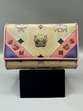 MCM Visetos Trifold Wallet